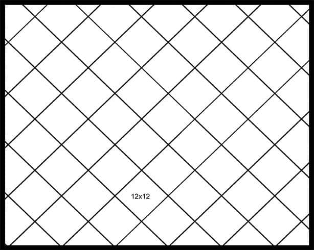 12×12 Diagonal 12x12 Diagonal