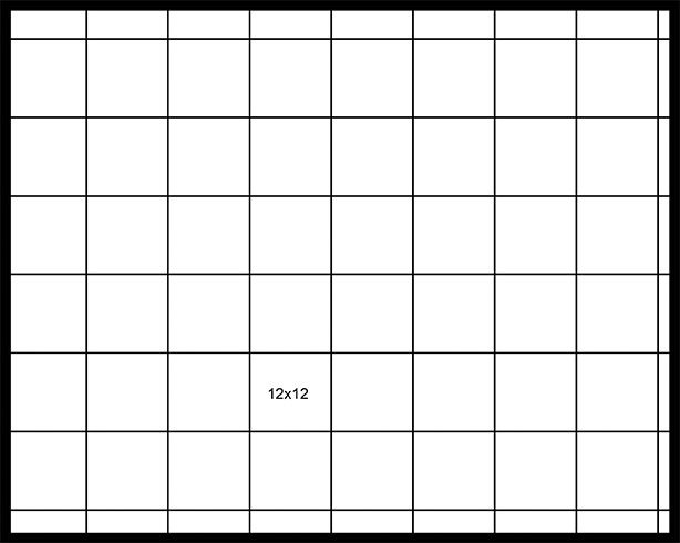 12×12 Stacked Running Bond 12x12 Stacked Running Bond