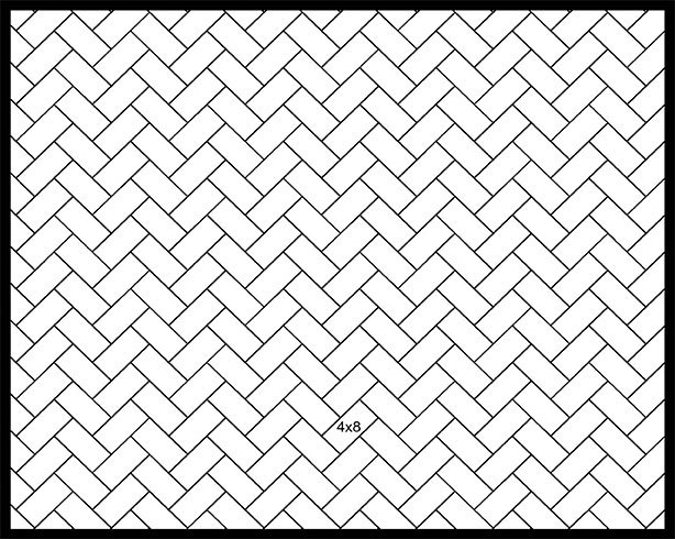 4×8 45° Herringbone 4x8 45° Herringbone