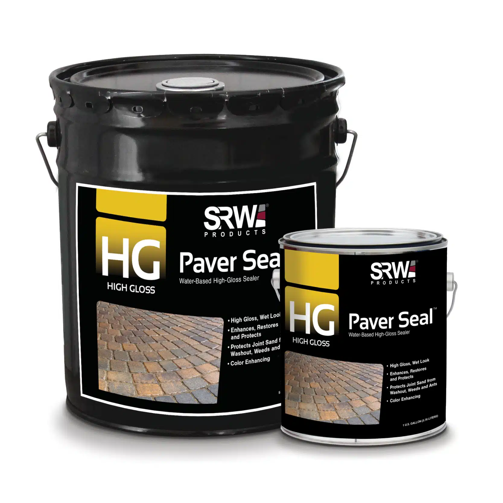 SRW HG High Gloss Paver Seal